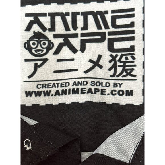 Anime Ape Darth Maul Star Wars Button Up Hawaiian Short Sleeve Collared Shirt - Picture 4 of 5